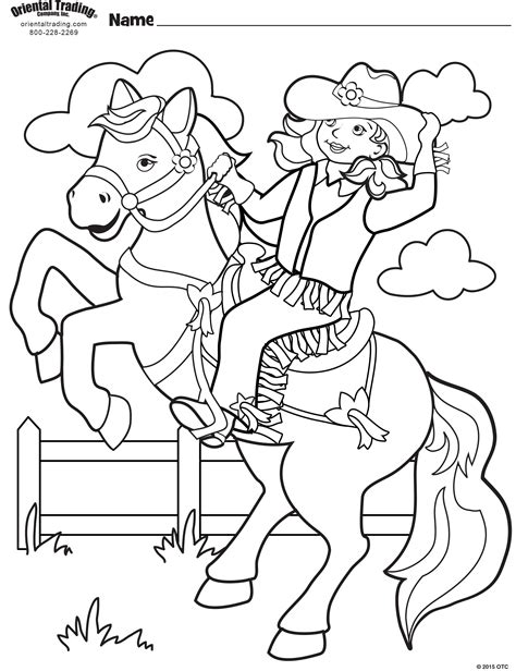 cowgirl coloring sheets|Free Coloring Pages For Cowgirls